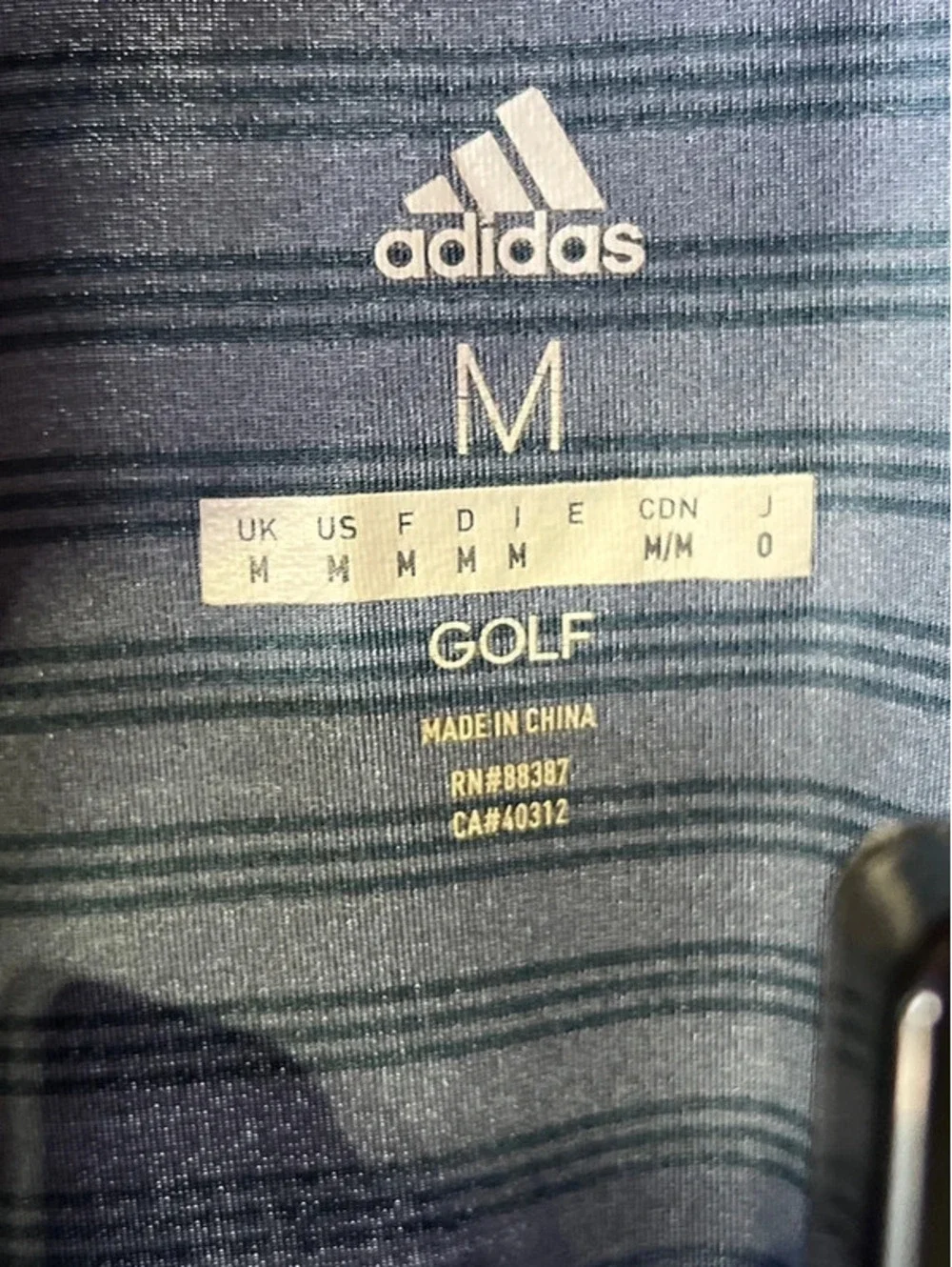 Men’s Med Adidas Golf Polo